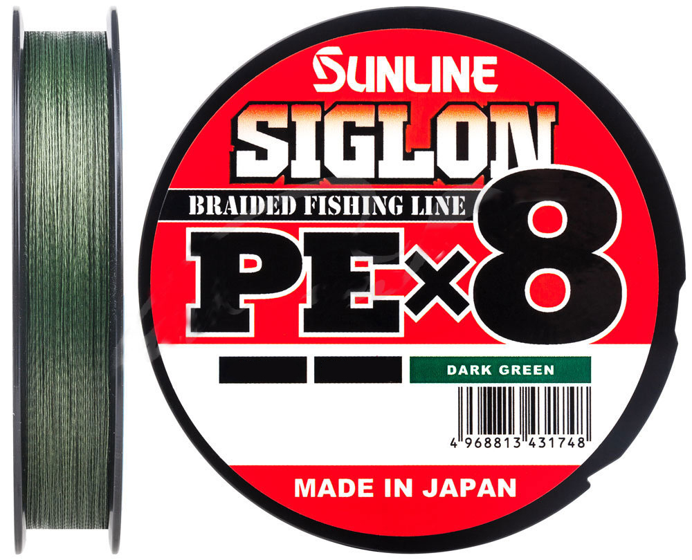 Шнур Sunline Siglon PE х8 300m темно-зелений